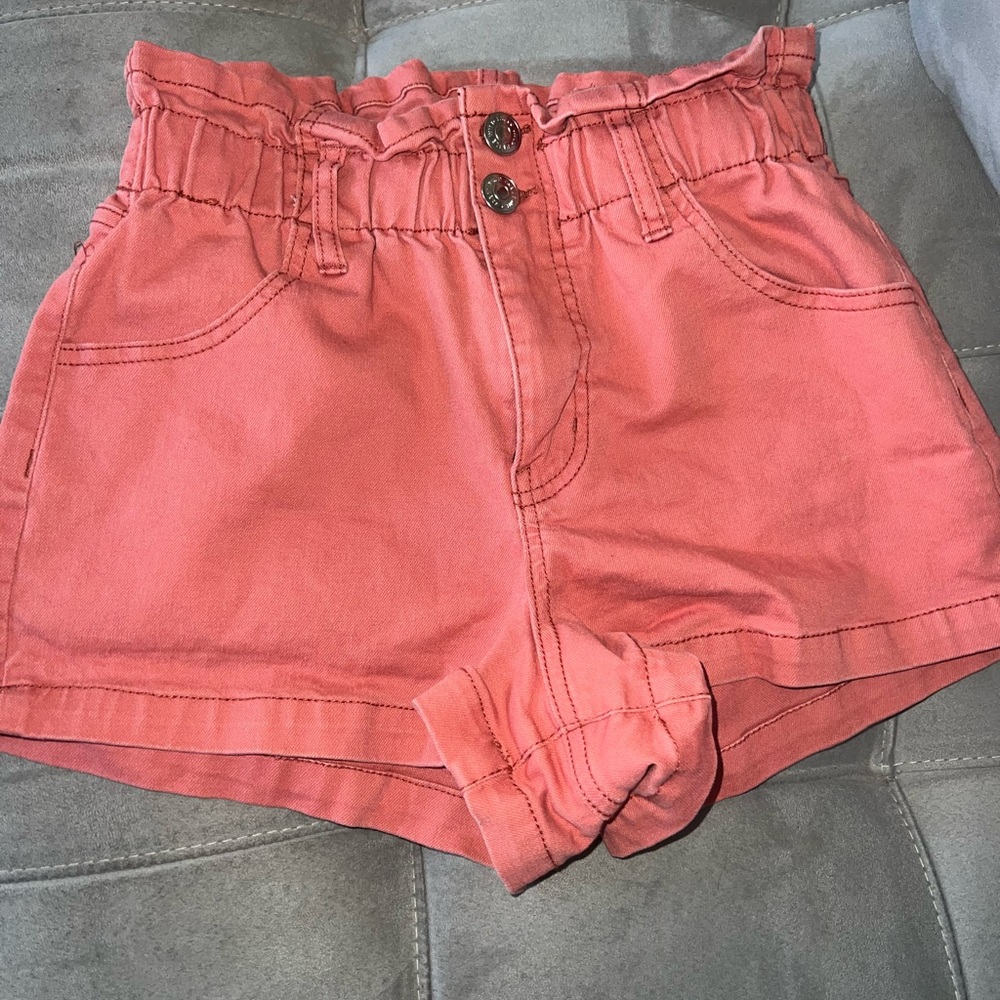 Wild Fable XS Salmon Paperbag High Waisted Shorts